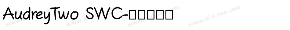 AudreyTwo SWC字体转换
